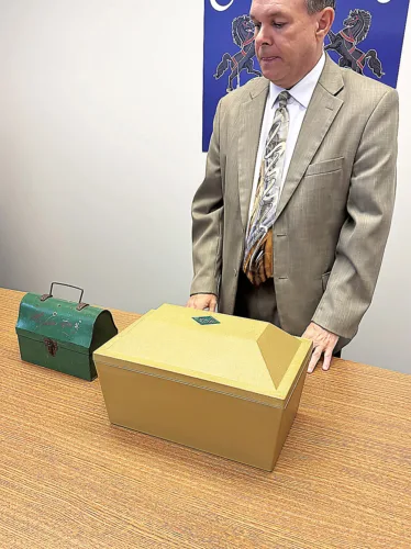 ‘Lunchbox baby’ laid to rest after nearly 70 years